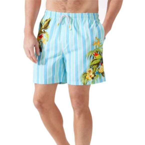 TOMMY BAHAMA Naples Havana Cabana Stripe Swim Trunks Size: XL NWT - Picture 2 of 3